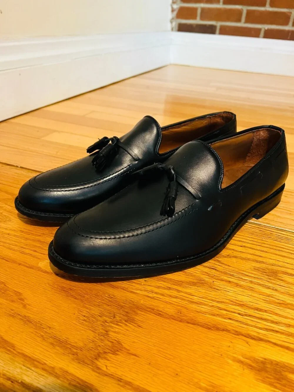 Allen Edmonds GRAYSON Loafers / Shoes Men’s 13 Black Made in USA
